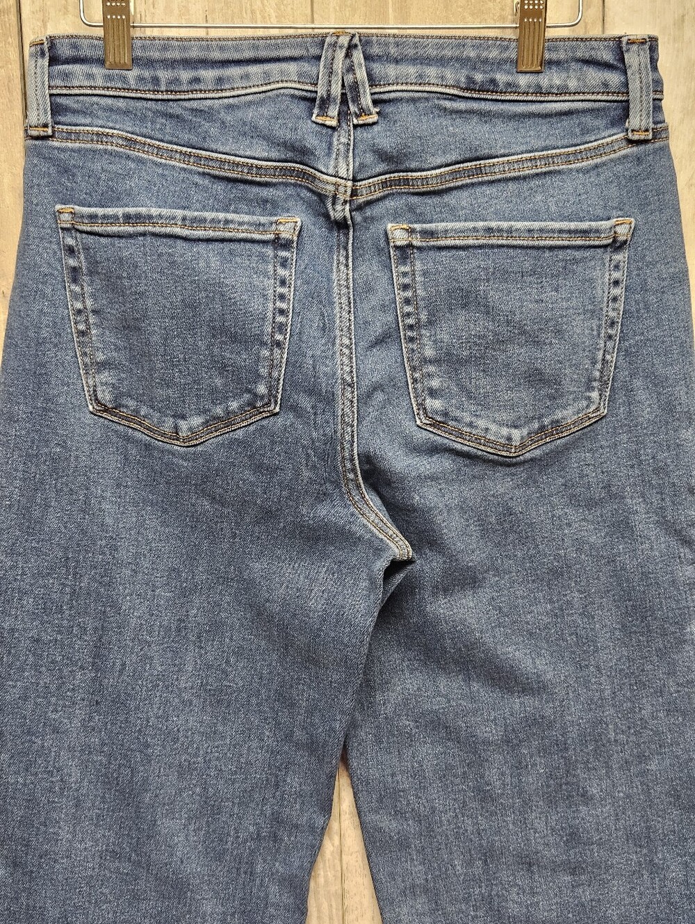 Lauren Conrad Super High Rise Flare Jeans Size 8 Light Wash Preppy - Picture 10 of 13